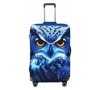 DJUETRUI Housse de bagage élastique pour valise de voyage anti-rayures lavable et anti-poussière pour bagages de 45,7 à 81,3 cm, Noir , x-large