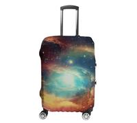 DJUETRUI Housse de bagage magnifique Galaxy élastique anti-rayures pour valise de voyage, housse de protection lavable et anti-poussière pour bagages de 45,7 à 81,3 cm, Magnifique galaxie., M