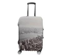 DJUETRUI Housse de protection lavable pour valise de voyage Mumbai City - Housse de protection pour valise de 48,3 à 81,3 cm, Mumbai City, XL