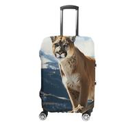 DJUETRUI Housse de protection lavable pour valise de voyage Panther Mountain Lion - Housse de protection pour valise de 48,3 à 81,3 cm, Panther Mountain Lion, XL