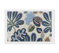 DJUETRUI Kits d'art diamant pour adultes - Broderie de plantes marines - Kit de peinture moderne à strass 5D - Avec outils - Décoration murale - Cadeau - 20,3 x 30,5 cm