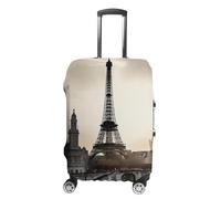 DJUETRUI Travel Paris Housse de protection pour bagages de 48,3 à 81,3 cm, résistante à la poussière, élastique et lavable, Style :, S