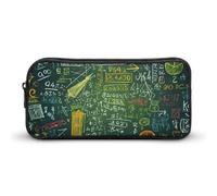 DJUETRUI Trousse à crayons de grande capacité pour questions mathématiques, trousse à crayons mignonne et simple, trousse à crayons portable, trousse à crayons, trousse esthétique, pour le bureau, les