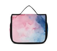 DJUETRUI Trousse de maquillage de voyage pour femme - Grand organisateur de maquillage - Atmosphère rêveuse - Trousse de toilette à fermeture éclair - Images d'atmosphère de rêve - 22,5 x 18,5 cm -