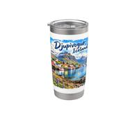 Djupivogur, Islande Europe Gobelet isotherme en acier inoxydable double paroi
