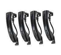 DJWSHENRUI Lot De 4 Poignées De Porte Extérieures Avec Capteur Intelligent For Audi Q7 07-15 4L0837205A 4L0837205B 4L0837207A Noir(4 pc)