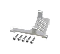 DJX Support de montage pour servo arrière en aluminium CNC HPI pour voiture sur chenilles 1/18 HPI Venture18 RC (argent)