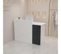 DJXLMN Bureau de réception avec tiroirs verrouillables - Réception sécurisée pour supermarché, hôtel, magasin de vêtements, magasin de thé au lait