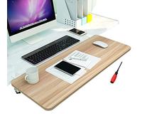 DJXLMN Extension de bureau ergonomique avec support en acier pliable - Facile à plier et à déplier pour une utilisation confortable sur l'ordinateur
