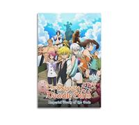 DJZZLLH Poster de la série télévisée Anime The Seven Deadly Sins Saison 3 - Impression sur toile - Décoration murale moderne pour chambre à coucher - 20 x 30 cm