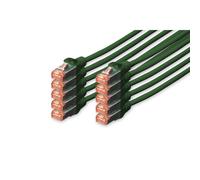 [DK-1644-0025-G-10] DIGITUS Pack 10 Câble de liaison CAT 6 S/FTP 25cm Vert
