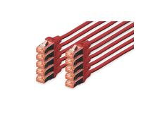 [DK-1644-0025-R-10] DIGITUS Pack 10 Professional Câble de liaison CAT 6 S/FTP...