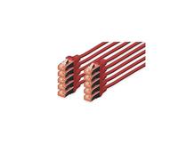 [DK-1644-020-R-10] DIGITUS Pack 10 Câbles de Liaison CAT 6 S/FTP 2m Rouge