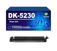 DK-5230/DK-5231 Tambour D'imagerie Haute Capacité Compatible avec Les Imprimantes pour Kyocera M5521cdw, M5526cdw, P5021cdw Et P5026cdw, 100 000 Pages,Cyan-1 Pack