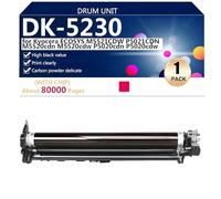 DK-5230 Tambour Compatible pour Kyocera ECOSYS M5521CDW P5021CDN M5520cdn M5520cdw P5020cdn P5020cdw Imprimantes, Haut Rendement 80000 Pages,Magenta-1 Pack