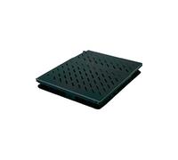 Rittal Étagère pour rack 5501.655 — 19 pouces 0,5U — extensible acier 50 kg — noir, prof ≥600 mm