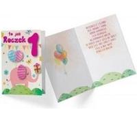 DK-719 Carte d'anniversaire avec chiffres et éléphant adorable - Parfait pour un anniversaire Célébrez la journée spéciale de votre petit avec nous
