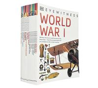 DK Eyewitness Collection 15 Books Set (Human Body,Ocean,Volcano & Earthquake,Animal,Planets,Periodic Table,Dinosaurs,Mythology,Ancient Egypt,Tudor,Victorians,Ancient Rome,Ancient Greece and More) - DK
