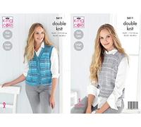 DK King Cole 5611 Patron de tricot pour gilet et pull pour femme