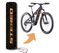 DK´s BikeDesigns Film de Protection Design réfléchissant pour Cache-Batterie et Tube inférieur pour Tous Les modèles de vélos électriques, Protection de Cadre vélo électrique, Autocollant de vélo