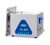 DK SONIC Nettoyeur à Ultrasons 15L, Nettoyeur à Ultrasons Commercial 360W Avec Minuterie Codée, Chauffage Et Panier, Fonctions Multiples Pour Carburateurs, Moteurs De Moto, Carburateurs