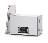 DK SONIC Nettoyeur à Ultrasons 30L, 600W Nettoyeur Sonique Robuste Avec Minuterie, Chauffage Et Commande Tactile, Multi-Applications Pour Moteurs De Moto, Carburateurs, Chaînes (Panier Inclus)