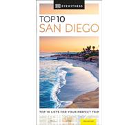 DK Travel – DK Top 10 San Diego – Top 10 pour un voyage parfait + carte pliée – Broché (Anglais)