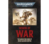 DK - Warhammer 40000 Words of War - Hardback - E245z