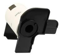 DK11207 58mm x 58mm étiquettes rondes CD/DVD (100 Etiquettes par rouleau) compatible pour Brother P-Touch QL-500 QL-550 QL-570 QL-700 QL-800 QL-810W QL-820NWB QL-1050 QL-1060N QL-1100 QL-1110NWB