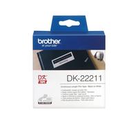 [DK22211] BROTHER Rouleau Film étiquettes continues 29 mm x 15,2m Blanc