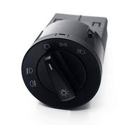 DKAEUK SK008 Bouton Commande Interrupteur de réglage des phares de Lumière D'Éclairage 5JD941531 5J0941531 compatible avec Passat Citigo Fabia Octavia Superb Roomster 1997-2020