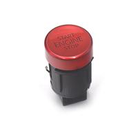 DKAEUK VWIS013R Interrupteur à bouton poussoir rouge pour le démarrage et l'arrêt du moteur d'une voiture 5N0959839 compatible avec Golf Plus 2009-2011, Sharan 2011-2021, Alhambra 2011-2021