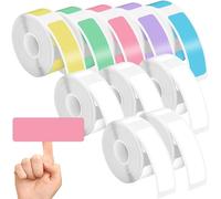 DKALIO Lot de 1600 rubans adhésifs D30 de rechange pour imprimante d'étiquettes thermiques, imperméables et résistants à l'huile pour magasin, bureau, maison, 160 pièces/rouleau (12 x 40 mm)