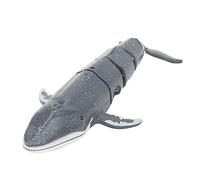 DKaony Baleine RC Jouet, Télécommande Baleine Jouet Haute Simulation 2,4 GHZ Plastique ABS pour Piscine (Gris)