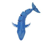 DKaony Baleine RC Jouet, Télécommande Baleine Jouet Haute Simulation 2,4 GHZ Plastique ABS pour Piscine (Bleu)