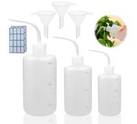 DKBT 150 ml 250 ml 500 ml Pissettes Flacon a Pipettes Squeeze Wash Bottle Bouteille Burette Plastique Bouteille de Lavage de Laboratoire Flacon Doseur pour Plantes,économie Naturelle Squeeze Bouchons