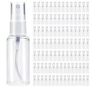 DKBT Flacon Spray Vide 30ml 100 Pièces Vaporisateur Parfum Vide, Bouteille Spray Vide, Flacons et Vaporisateurs Vides, Plastique Rechargeable Flacon Pompe Vide Atomiseur pour Cosmétique (Transparent)
