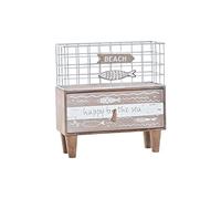 DKD Home Decor Boîte à Bijoux, Bois, Blanc, Estándar