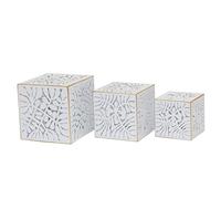 DKD Home Decor Ensemble de Pots de Fleurs, Standard
