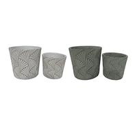 DKD Home Decor Ensemble de Pots de Fleurs, Standard