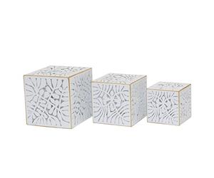 DKD Home Decor Ensemble de Pots de Fleurs, Standard