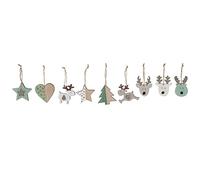 DKD Home Decor Ensemble Ornements de Noël, Standard