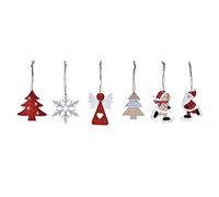 DKD Home Decor Ensemble Ornements de Noël, Standard