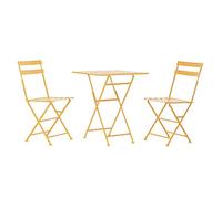 DKD Home Decor Ensemble Table avec 2 chaises