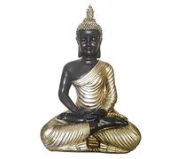 DKD Home Decor Figurine décorative Bouddha doré en résine (31 x 22 x 49 cm)