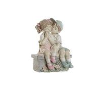DKD Home Decor Figurine décorative de la Marque Bleu Rose Résine Enfants (27 x 17,5 x 34,5 cm) (Référence : S3019824)