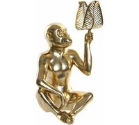 DKD Home Decor Figurine décorative de la marque Singe en résine dorée (27 x 25 x 43,5 cm) (N° d'article : S3019614)