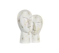 DKD Home Decor Figurine décorative en Aluminium Blanc 23 x 10 x 30 cm