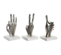 Figurine Décorative - Dkd Home Decor - Dkd Home Decor Figurine - Aluminium - 3 Unités - 10x10x20 Cm