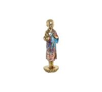 DKD Home Decor Figurine décorative en résine Moine dorée (15 x 15 x 43,5 cm) (Référence : S3019587)